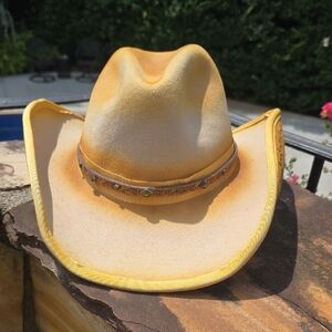 Golden Western Cowboy Hat
